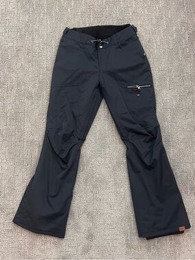 Roxy Black Cargo Ski Pants with Zip Thigh Pocket